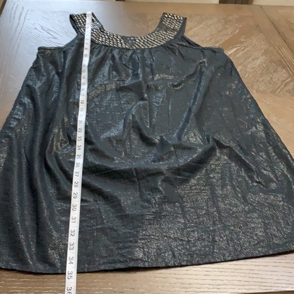 COPY - Adrienne Papell black metallic shift dress size 12 - Picture 13 of 14